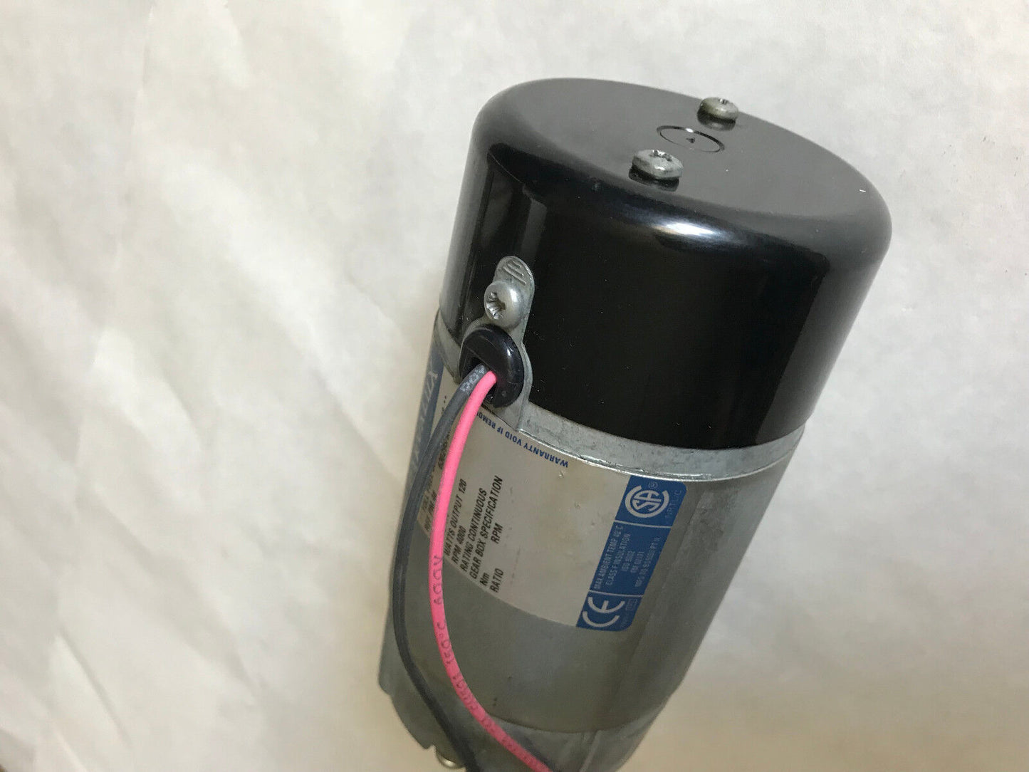 Parvalux Dc Motor 100/120V Dc,1.4A,120 Watts,4000 Rpm Ref Pm 4D 630295/9M,Sa