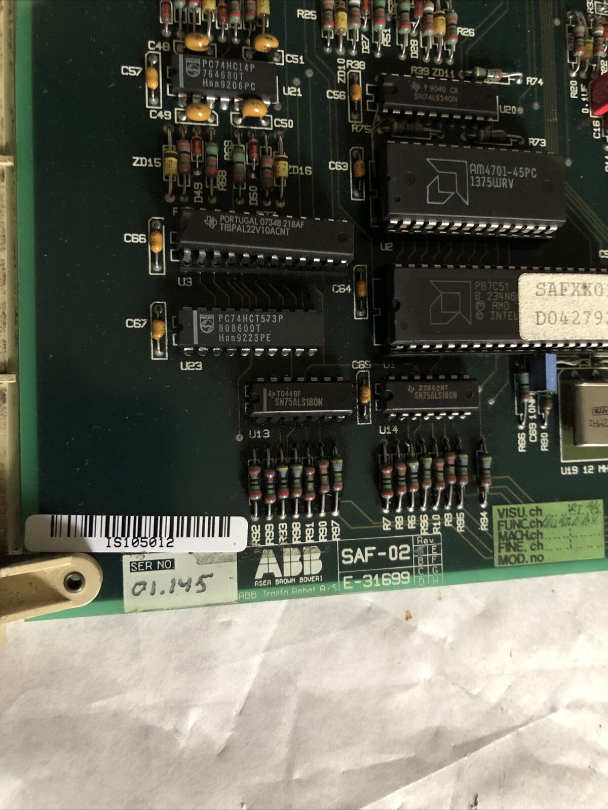 Abb Saf-02,E-31699,18316-1792-P3 Pcb Board,Ee