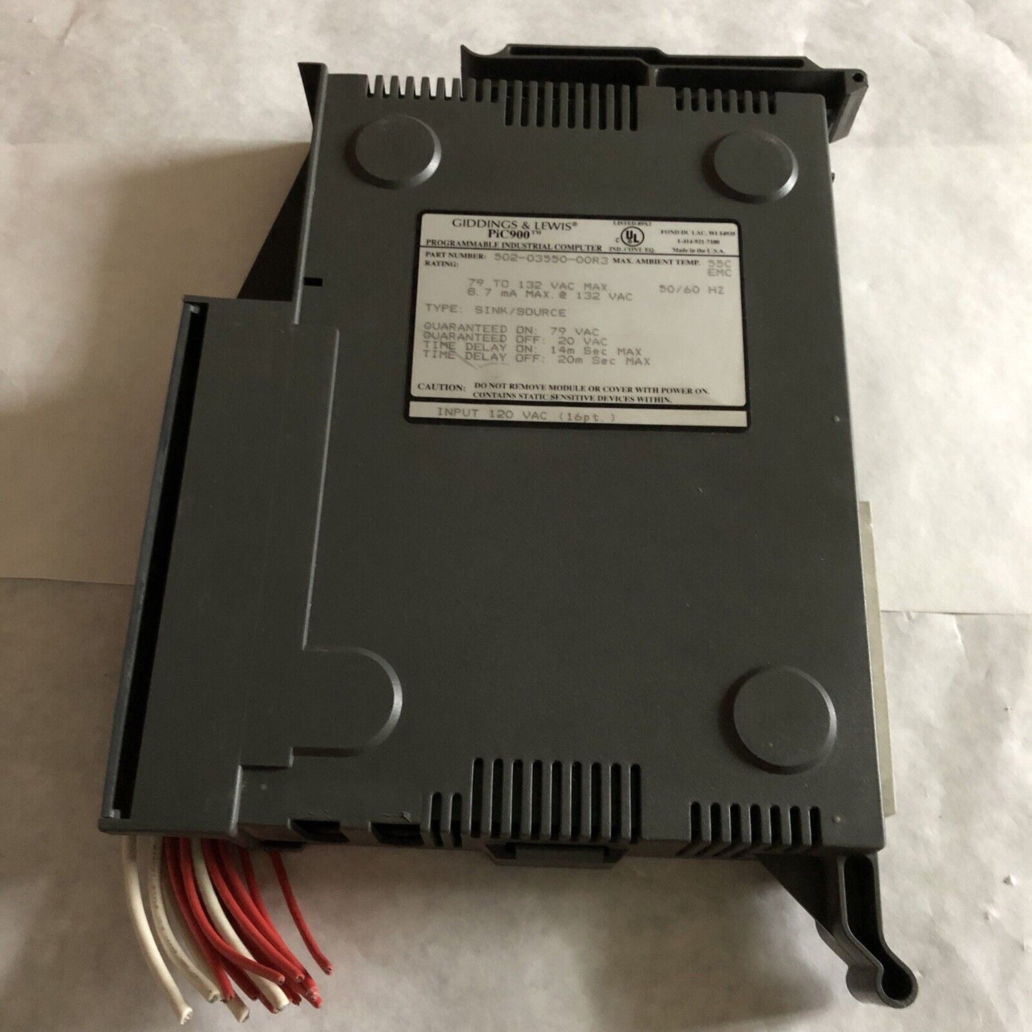 Giddings & Lewis Pic900,502-03550-00R3,Input Module 120Vac 16Point,Cu
