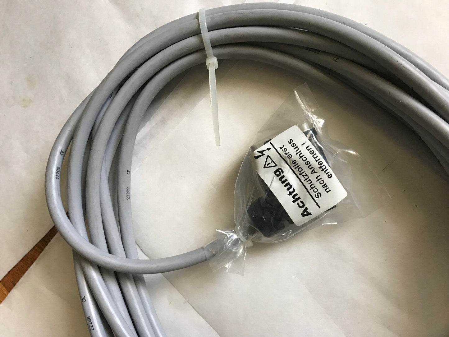 Siemens 3Rk1902-0Cs00 Servo Motor Cable Supply Cordset,9Pole Harting 22288 Ce,Et
