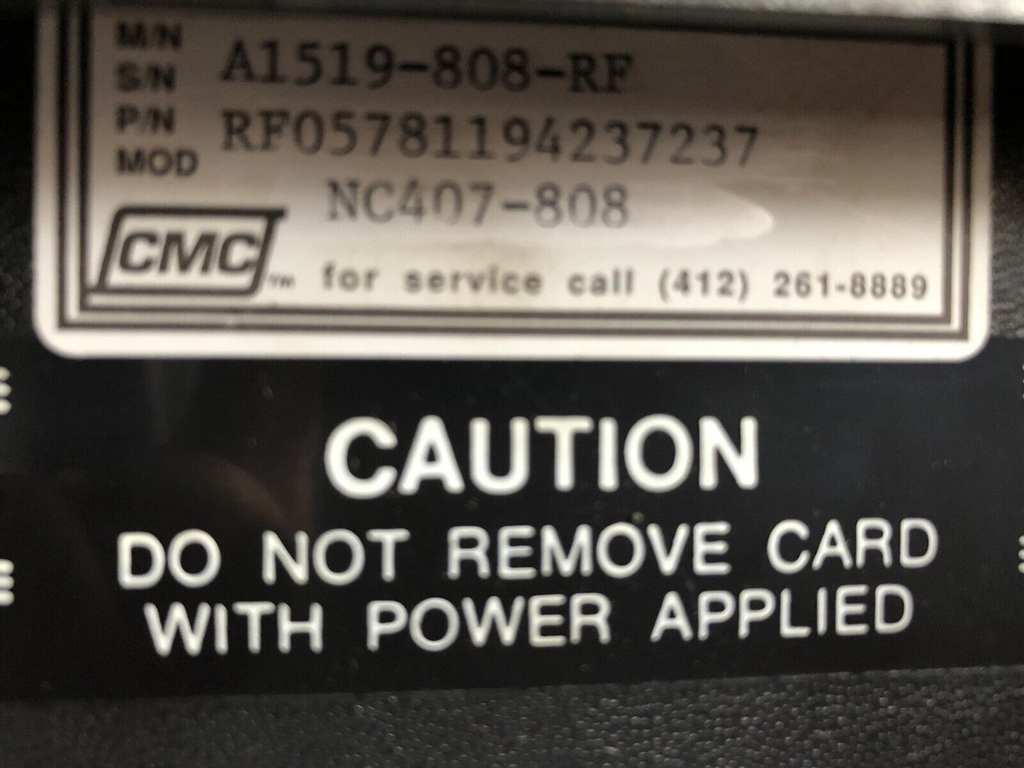 New Cmc Rf05781194237237 Nc407-808 Nc 400 Dc Servo Controller A1536,A1541,Tk