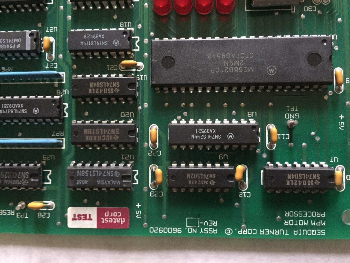 Seqouia Turner 9600920 Mpm Motor Processor Board,Cw