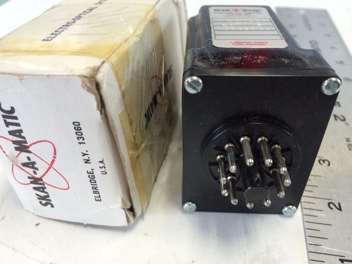 New Skan-A-Matic R46122 Relay Clarostat 115Vsc 11Pin Octal,Cw