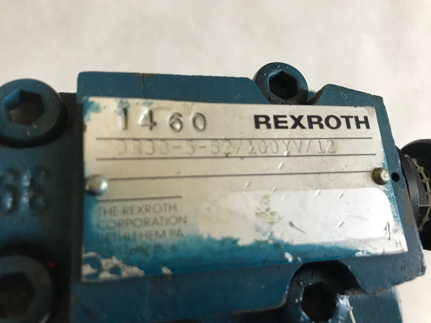 New Rexroth Dr30-5-52/100Yv/12 Hydraulic Valve,Ah
