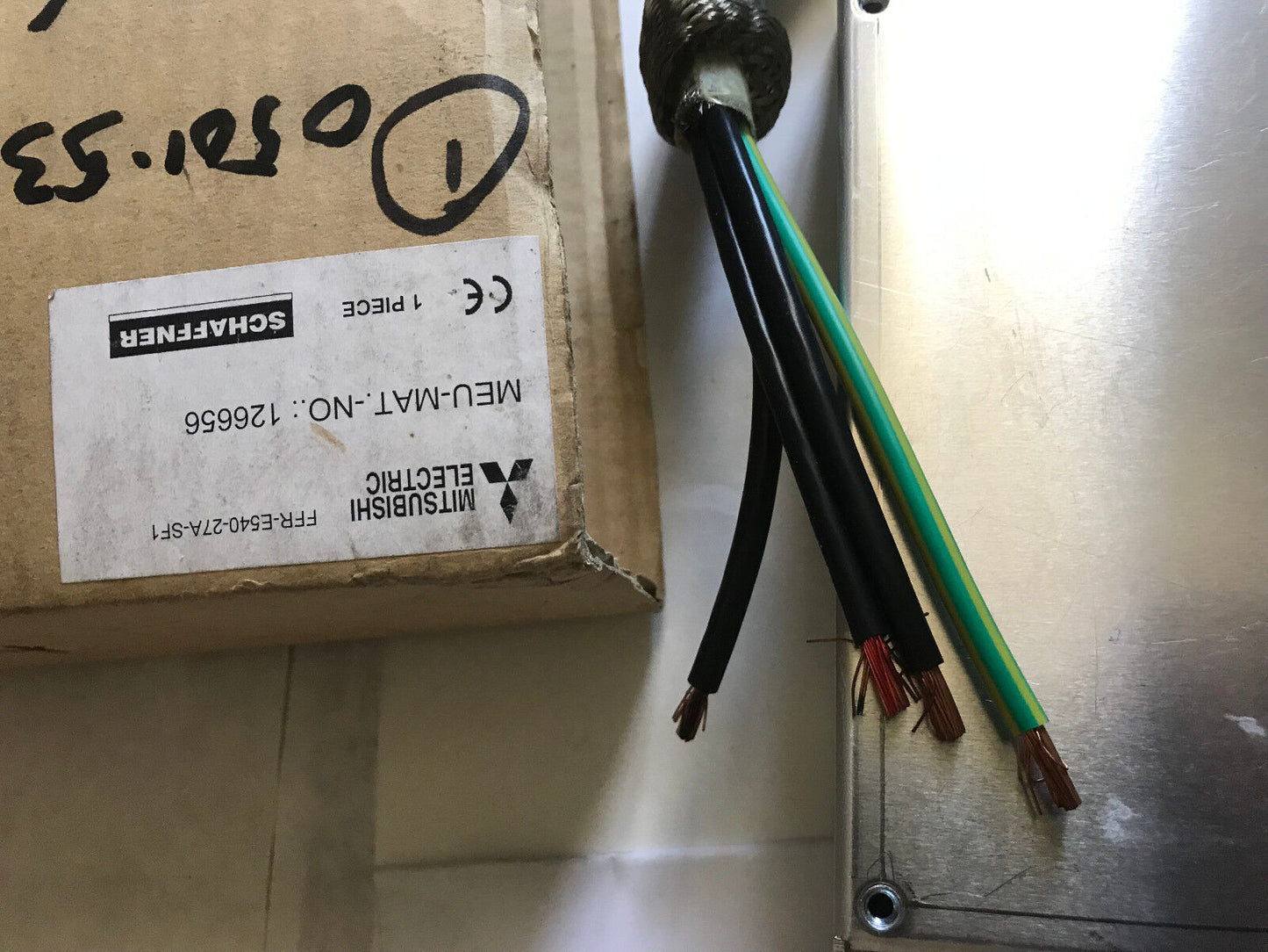 Mitsubishi Schaffner Ffr-E540-27A-Sfi Rfi Filter Unit Meu-Mat-No 126656 27A,Su