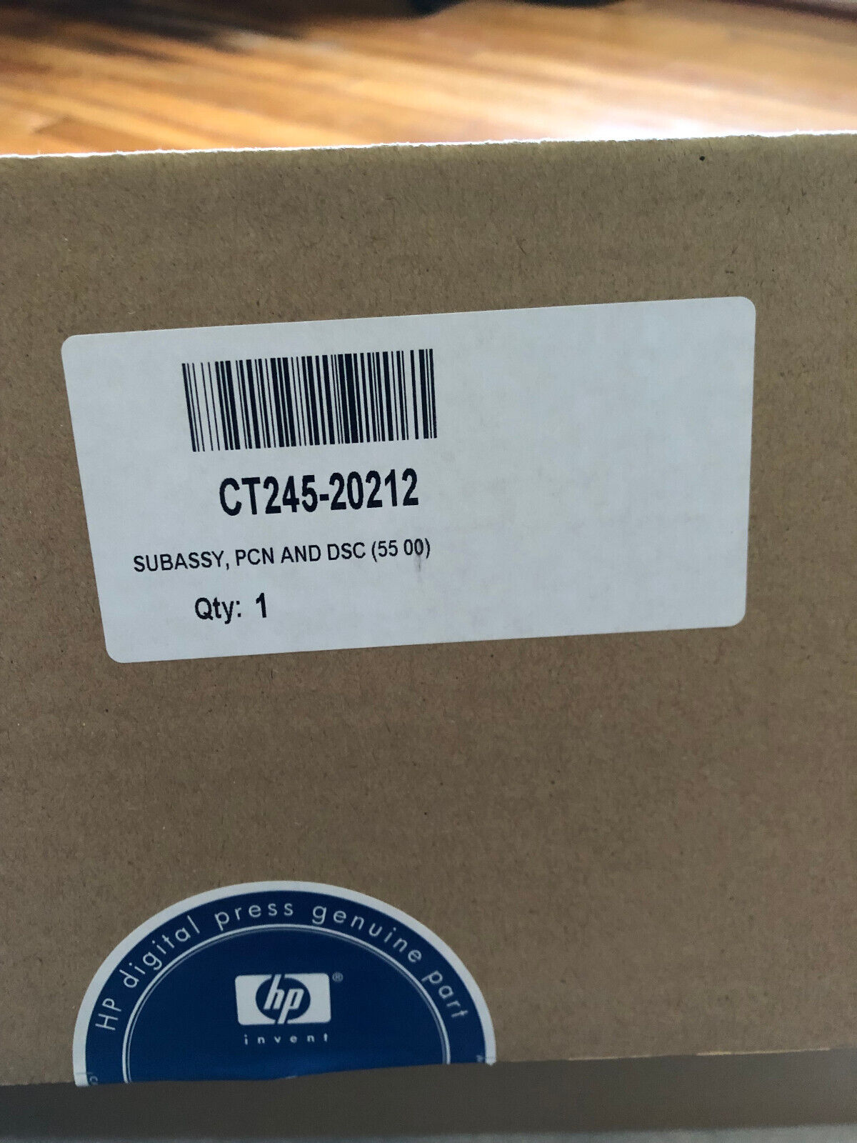 New Hewlett Packard Indigo Ct245-20212,Ca256-00341,Q3662-80001 Hpco Pcn Dsc,Ak