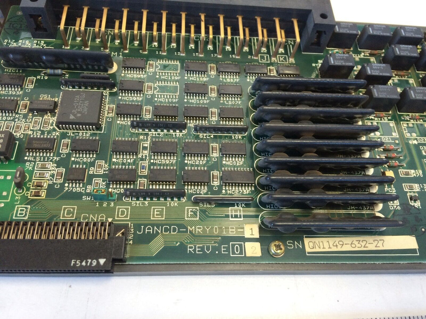 Yaskawa Electric Jancd-Mry01b1 Rev. E02, Df9200676-D0n Pc Board,Ch