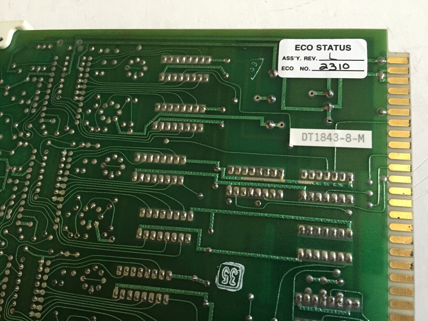 Data Dt15150,Dt1843-8-M, Epo 32 Rev F, Dt1842 Data Translation Control Board,Tf