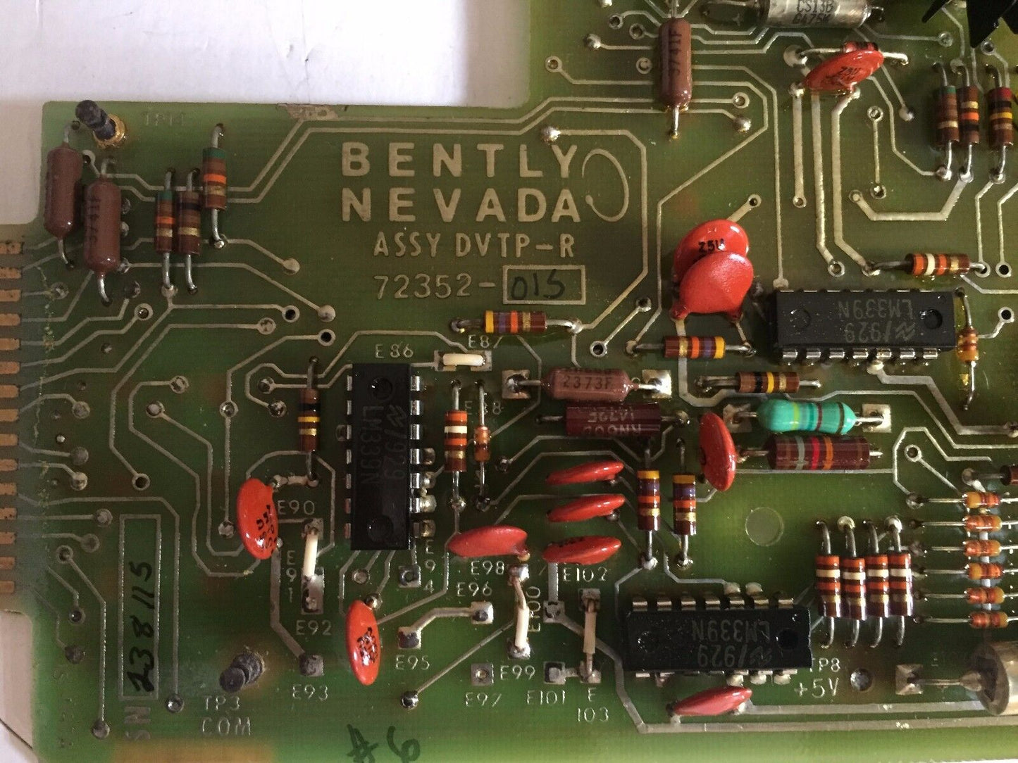 Bently Nevada Dvtp-R,72352-015 Dual Thrust 72351-01-04-01-05-01-13,72111-01,Tc