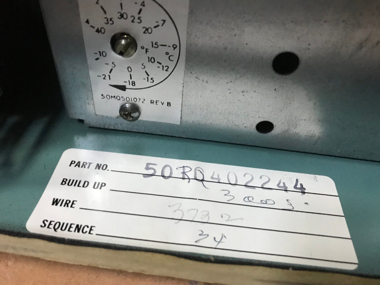 Carrier 5010402244,50Mq501072 Emergency Heat Package 50Rq 900301 Control Box,Ed