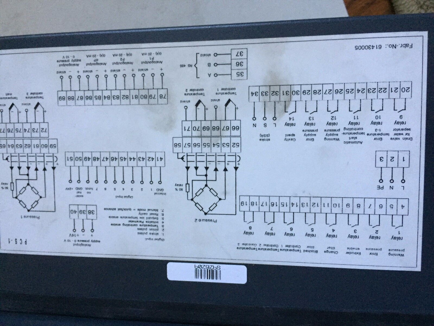 Patt-Filtration Pcs-1,Pca-1-Ap-St,61430005 Control,Bl