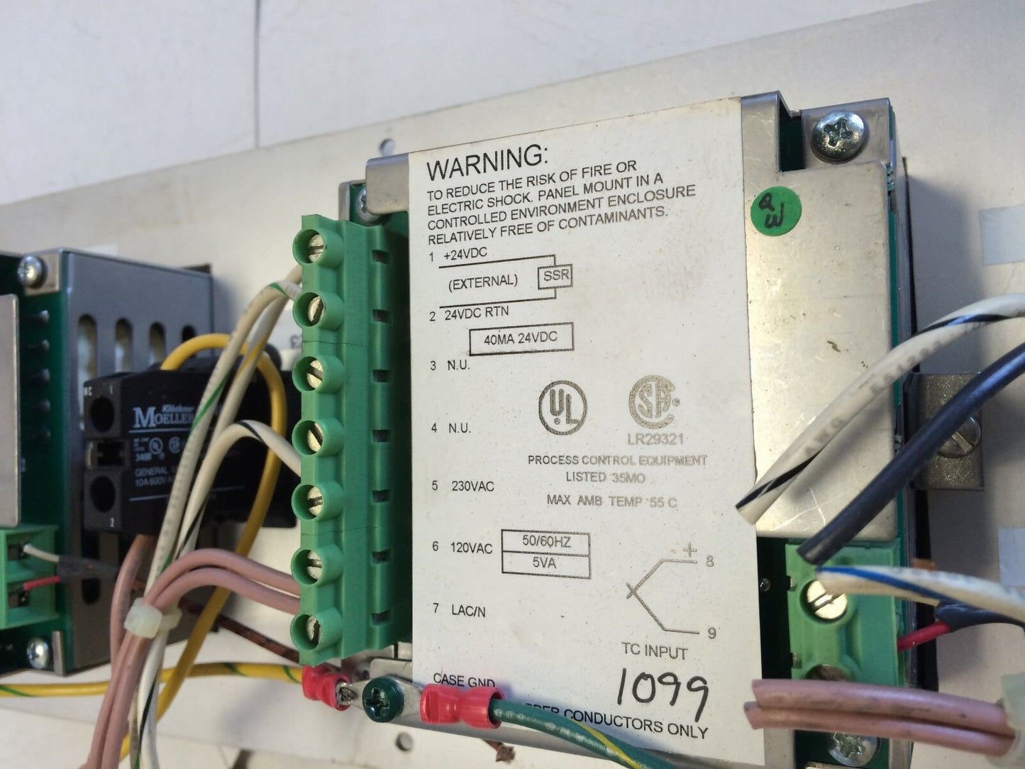 Chromalox 1099 Temperature Controller 40Ma 24Vdc,Fj
