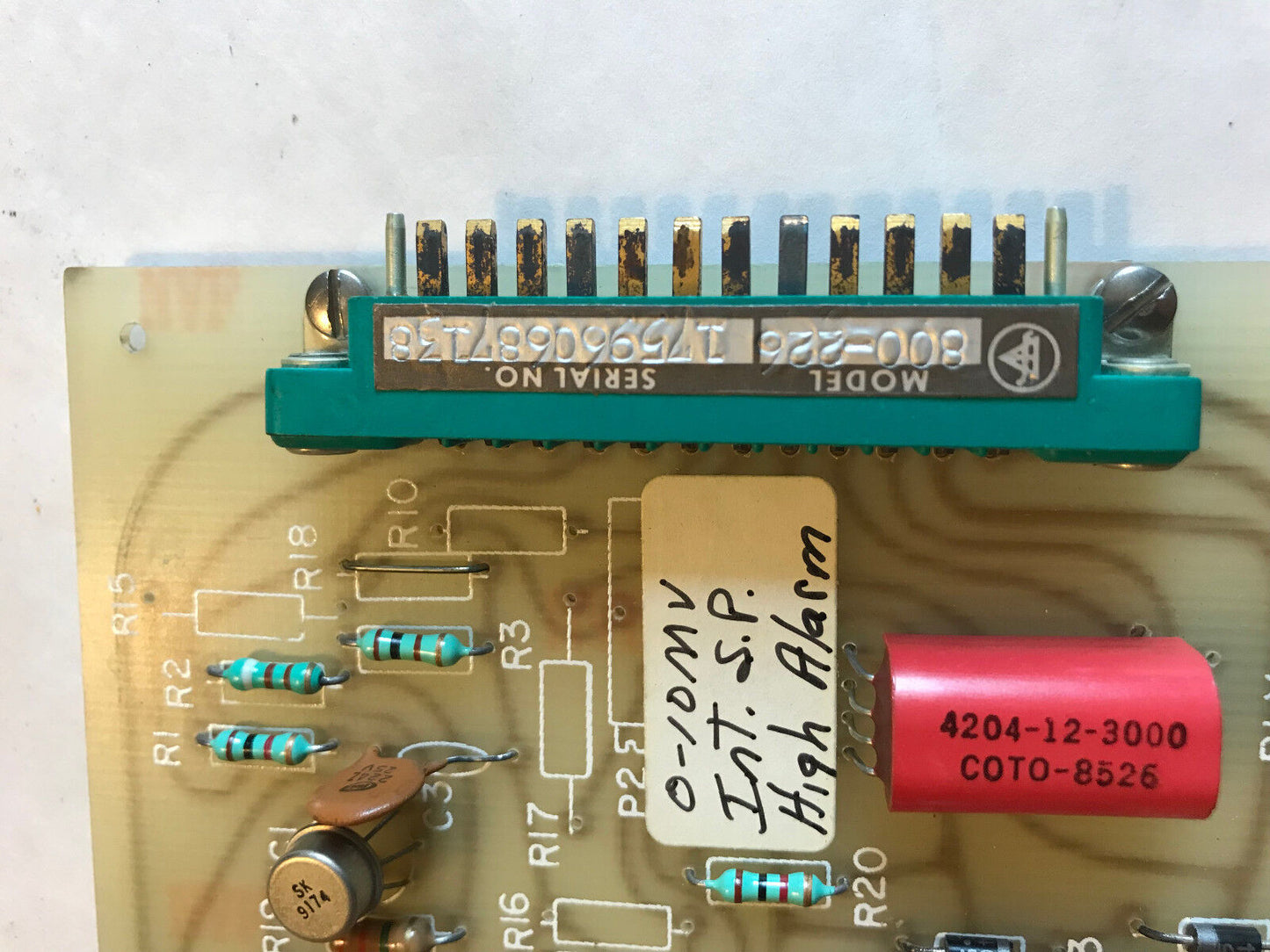 Ecs 800-226,601-831,High Alarm 800-226 Pc High-Low Alarm Card Pcb,Ad