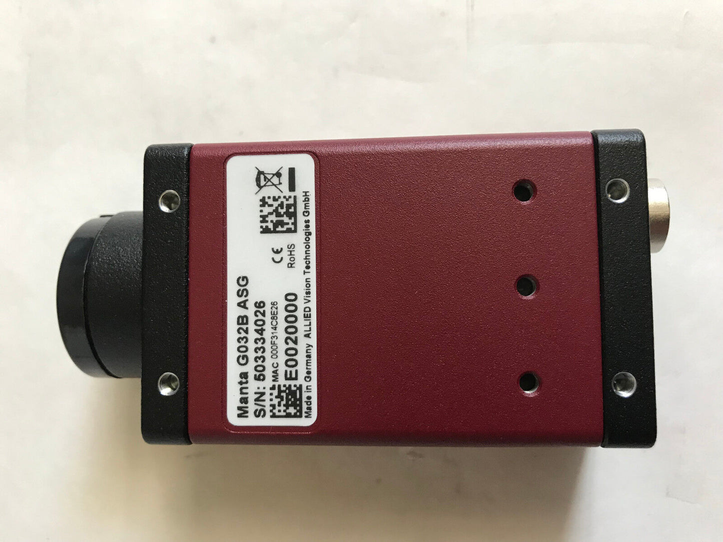 New Manta G032b Asg Ccd Vision Camera,E0020000,Sh