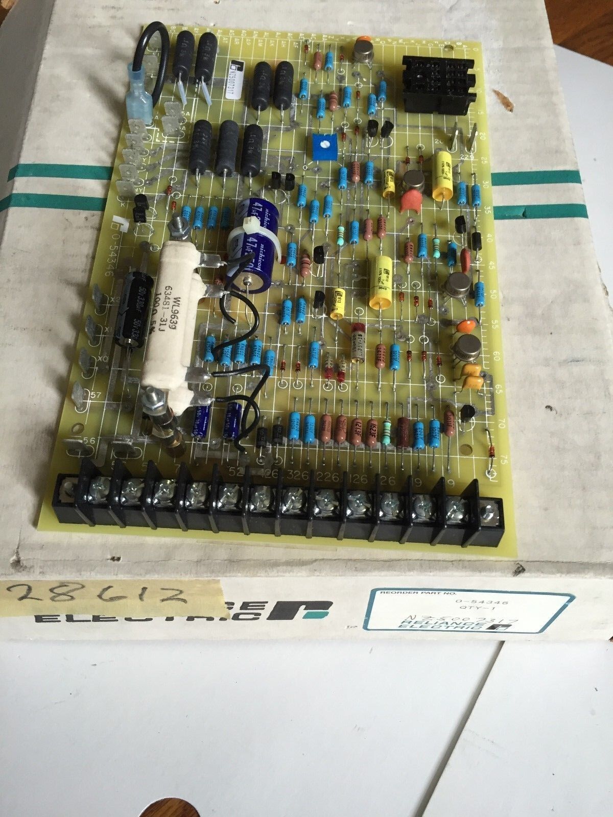 New Reliance Electric 0-54346,O-54346 Pc Board Static Rheostat,Ff