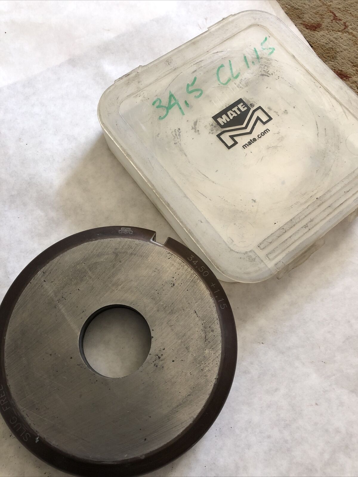 Mate Round Turret Pucnh Die Slug Free 34,50 + 1,15,D34.5B,D34,5B,34.5 Cl 1.15,Bw