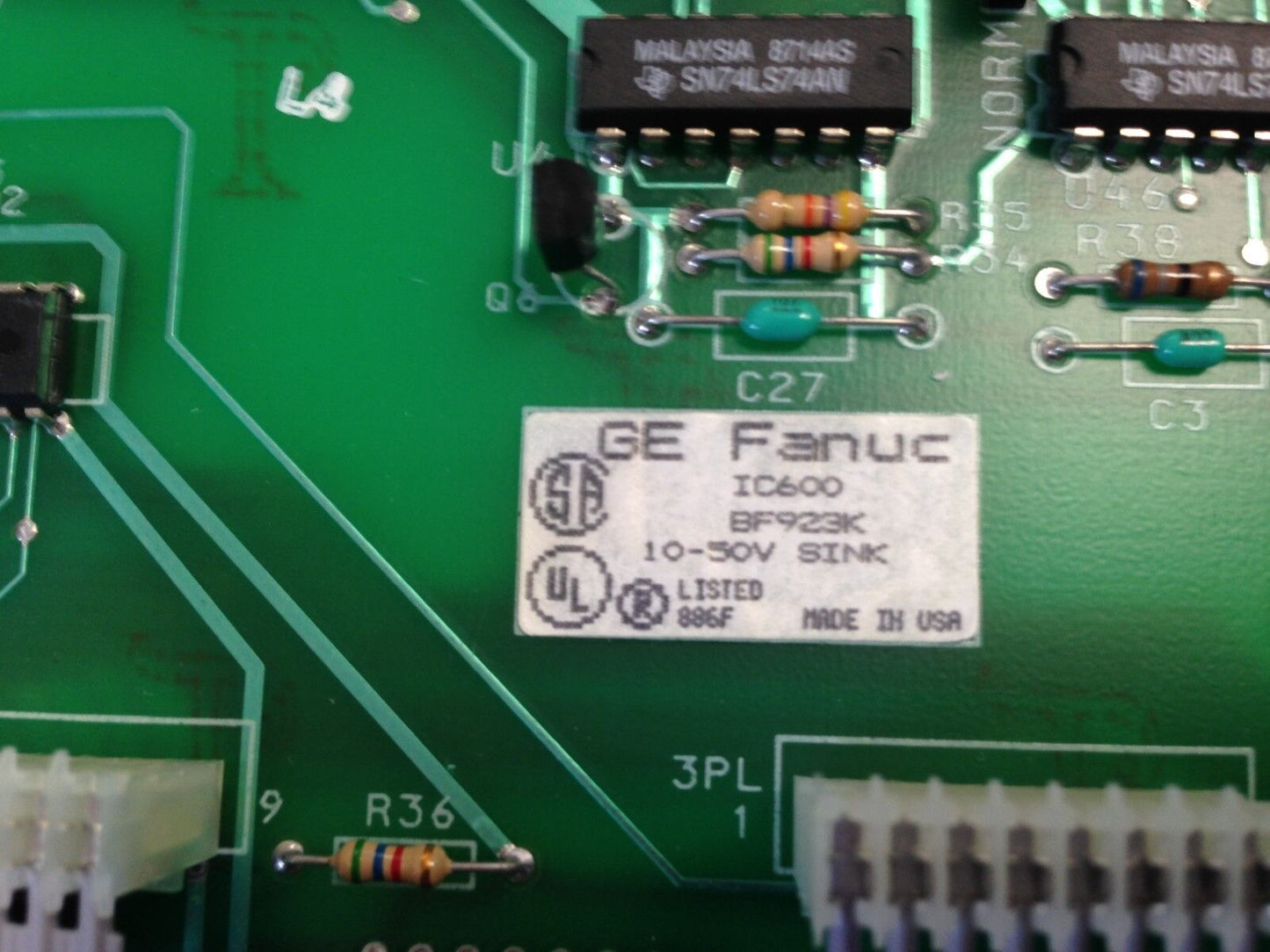 Ge Fanuc Ic600 Bf923k 10-50V Sink Out Module 250Ma/Pt 44A717558-G01 Va-4,Fl