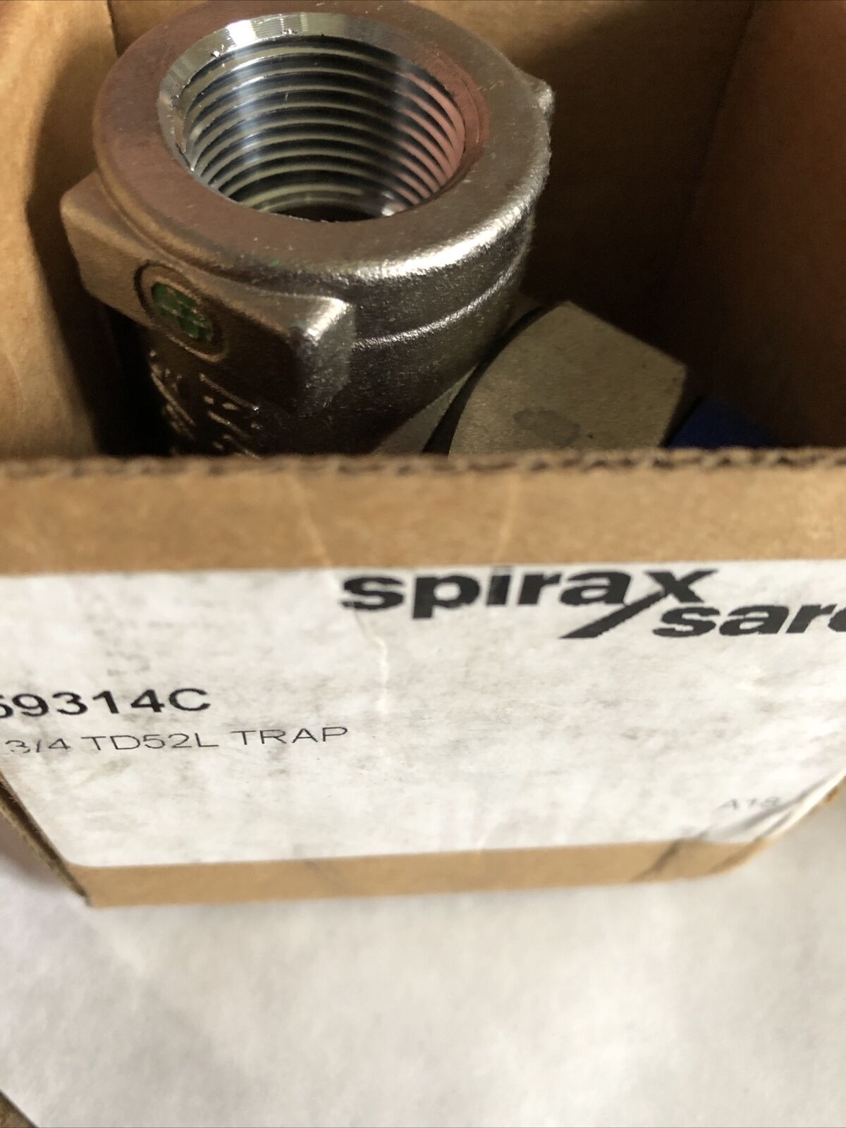 3/4" Npt Spirax Sarco Td52l,B.M. 59314C Cool-Blue Thermo-Dynamic Steam Trap,Bo