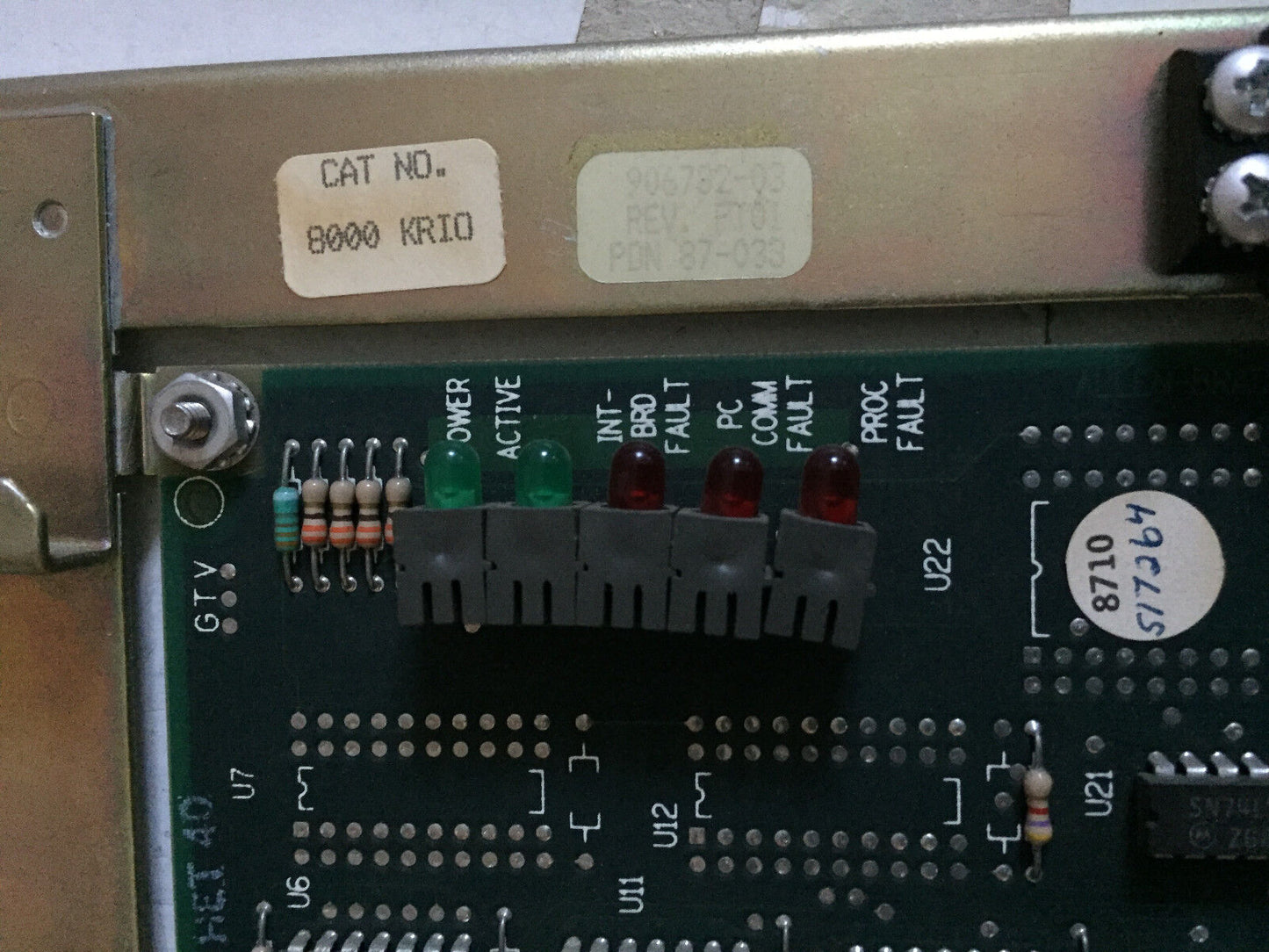 Allen Bradley 8000Krio,906782-01,8000Kri0 Interface Module Remote,906782-02,Cu