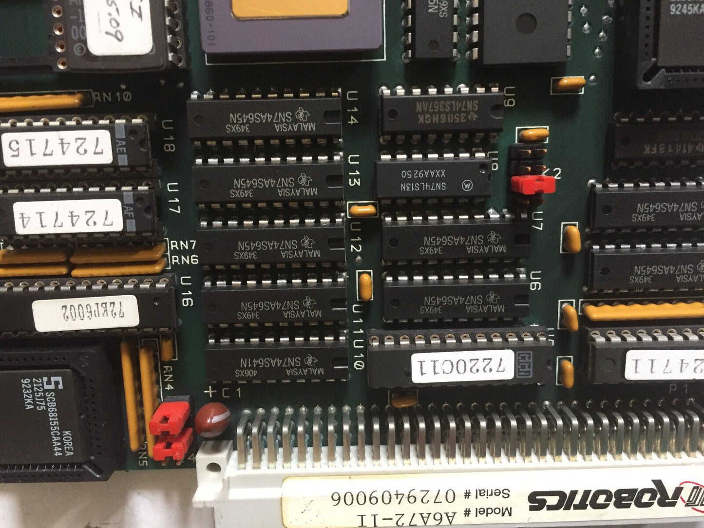 Used Isi A6a72-11,Pc072c Robotics A6a72-11 Norgren Pc Board Module Pc072c,Boxyq