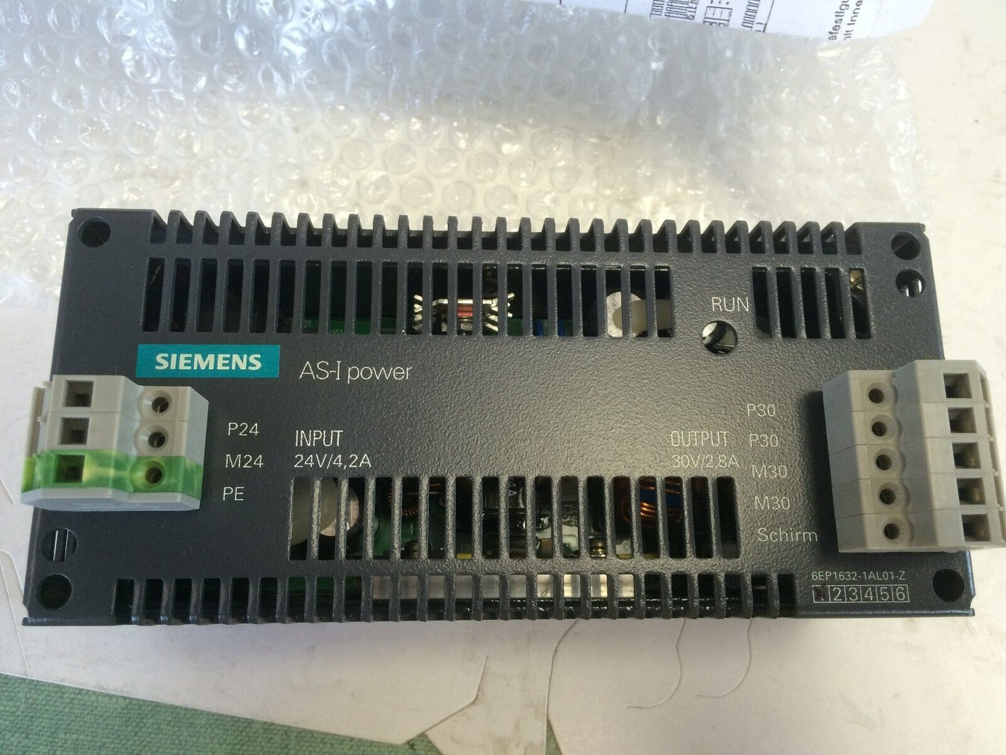 New Siemens Power Supply In-24V/4.2Amp Out-30V/2.8Amp Sitop 6Ep1632-1Al01-Z,By