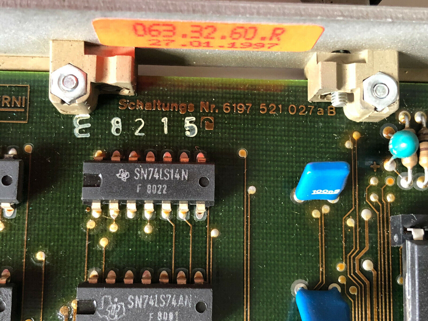 Erni Board 6120.521.201, 990E.Cpu.201, Cpu 990E Pcb,Ag,Ev,Aj