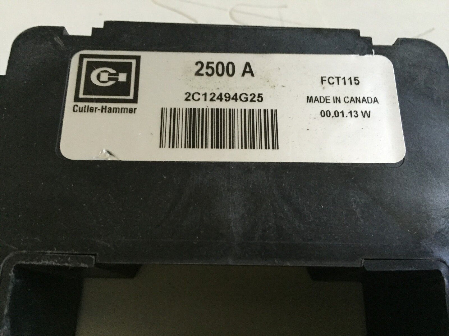 New Cutler-Hammer 2C12494g25,Fct115 Eaton Current Sensor/Rating Plug 2500A,Cu
