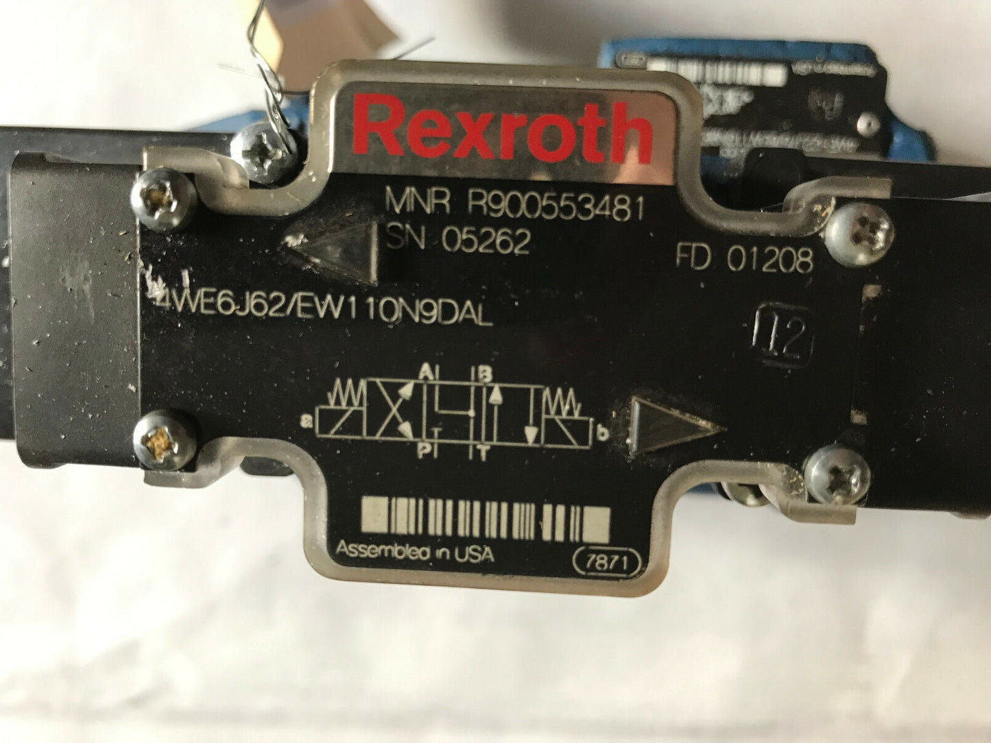 Rexroth 4Weh22j76/6Ew11gn9edal,4We6j62/Ew110n9dal Directional Hydraulic Valve,Sd