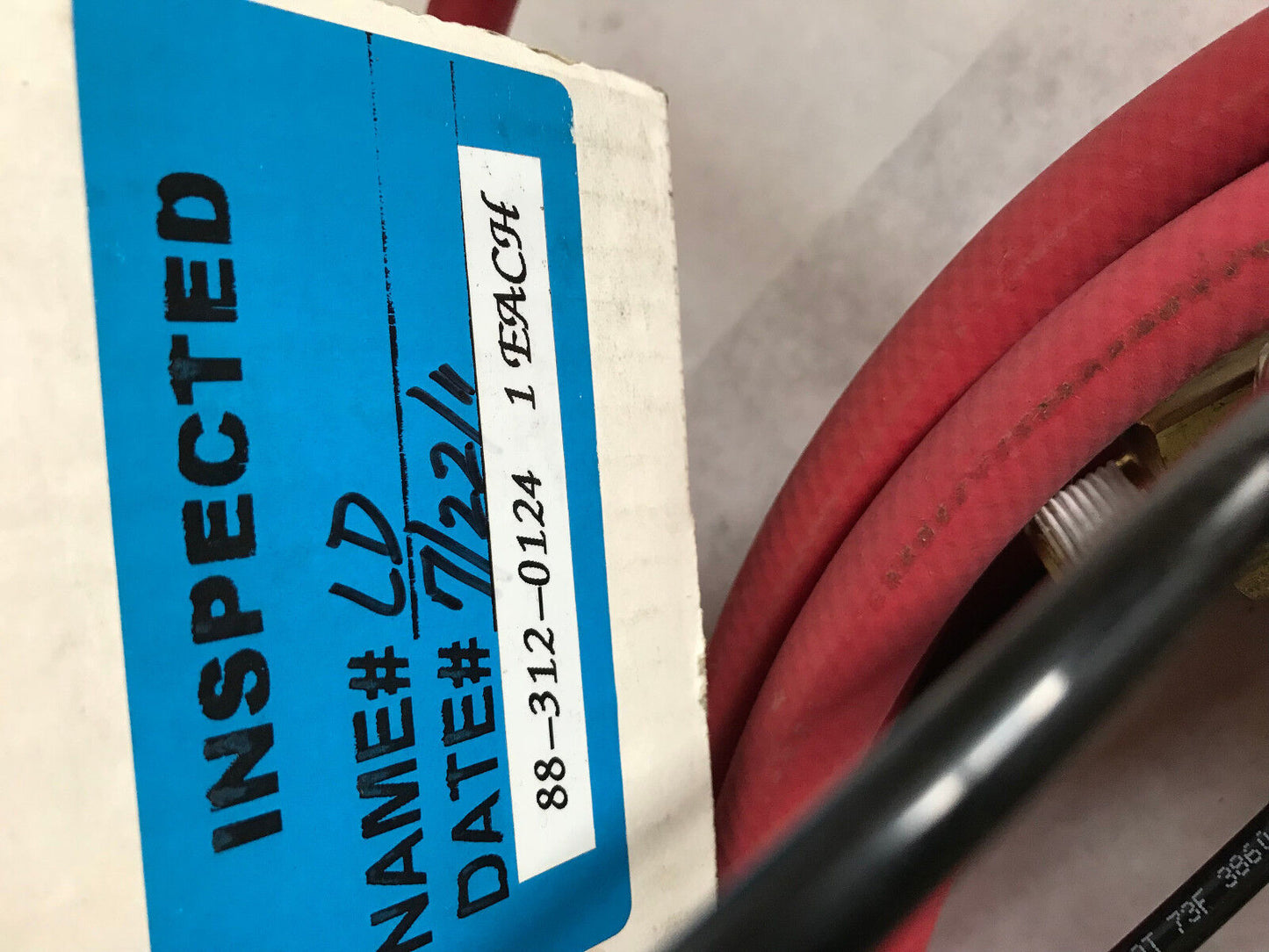 Ingersoll Rand Qxlh-25-14. 25' Hose,Lights 1/4" Fittings Cable,Parker 7092,Ta