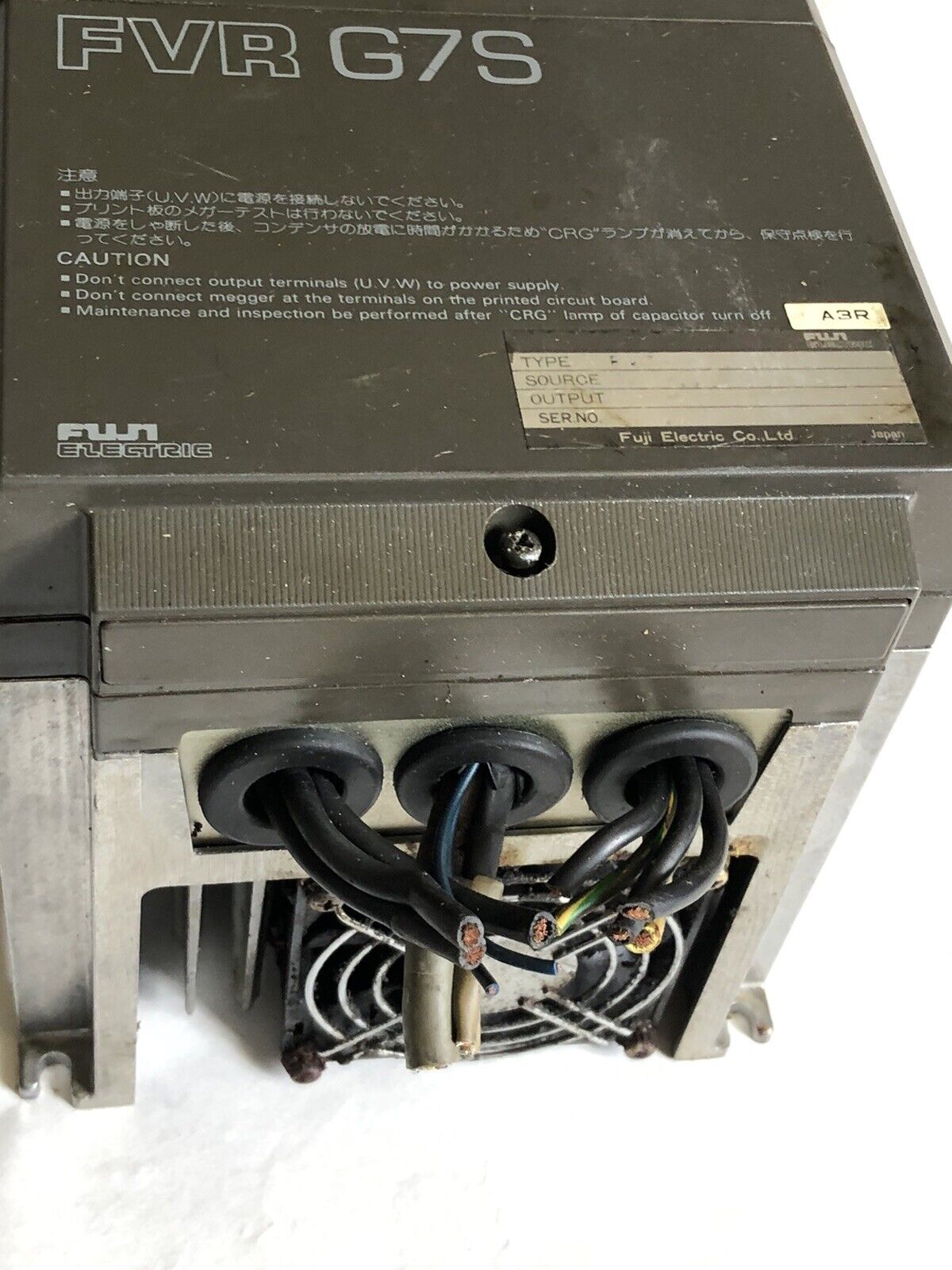 Fuji Electric Fvr022g7s-2 Inverter Drive Fvr-G7,Sa512638-00,Fvr G7s,Ev