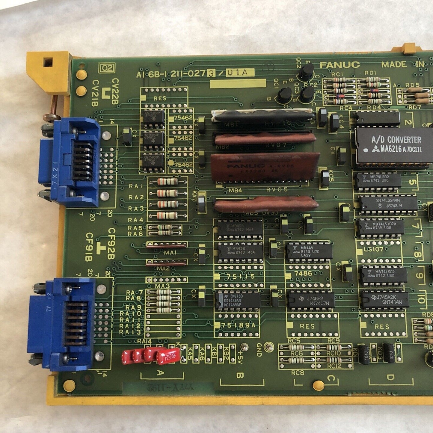 Fanuc A16b-1211-0273 Axes Control Module Fanuc A16b-1211-0273/01A,Ai 6B-I ,Ee