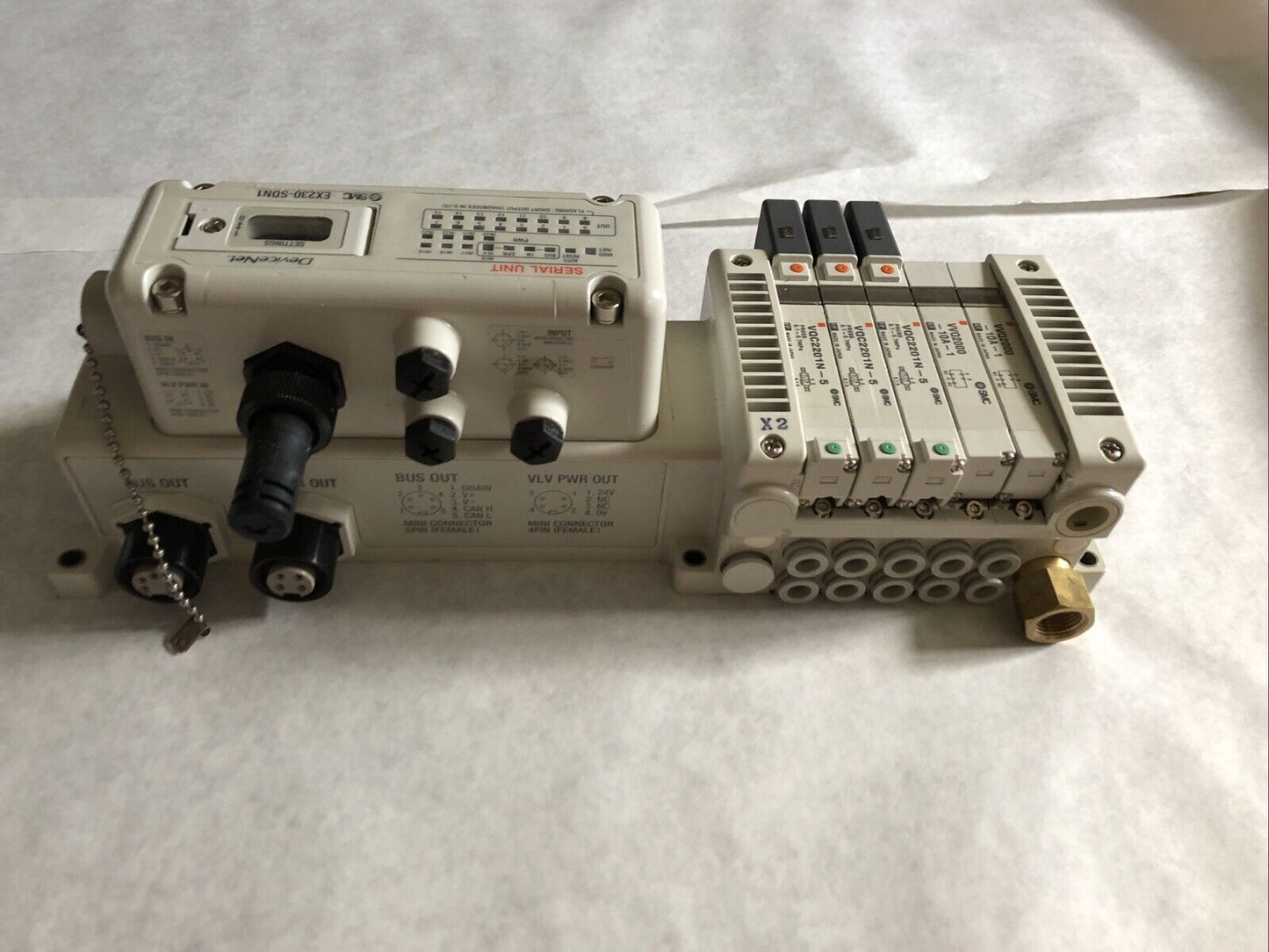 New Smc Us2984-20,Ex230-Sdn1,Ex230-Cb2,Vvq2000 Devicenet Manifold Valve,Se