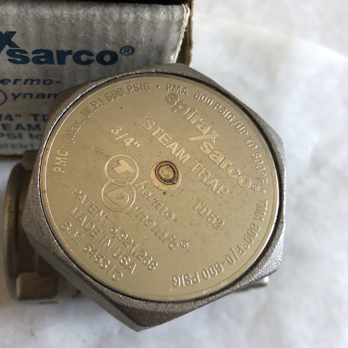 Spirax Sarco 3/4” Td52,B.M. 54531C Thermo Dynamic Steam Trap,Bl