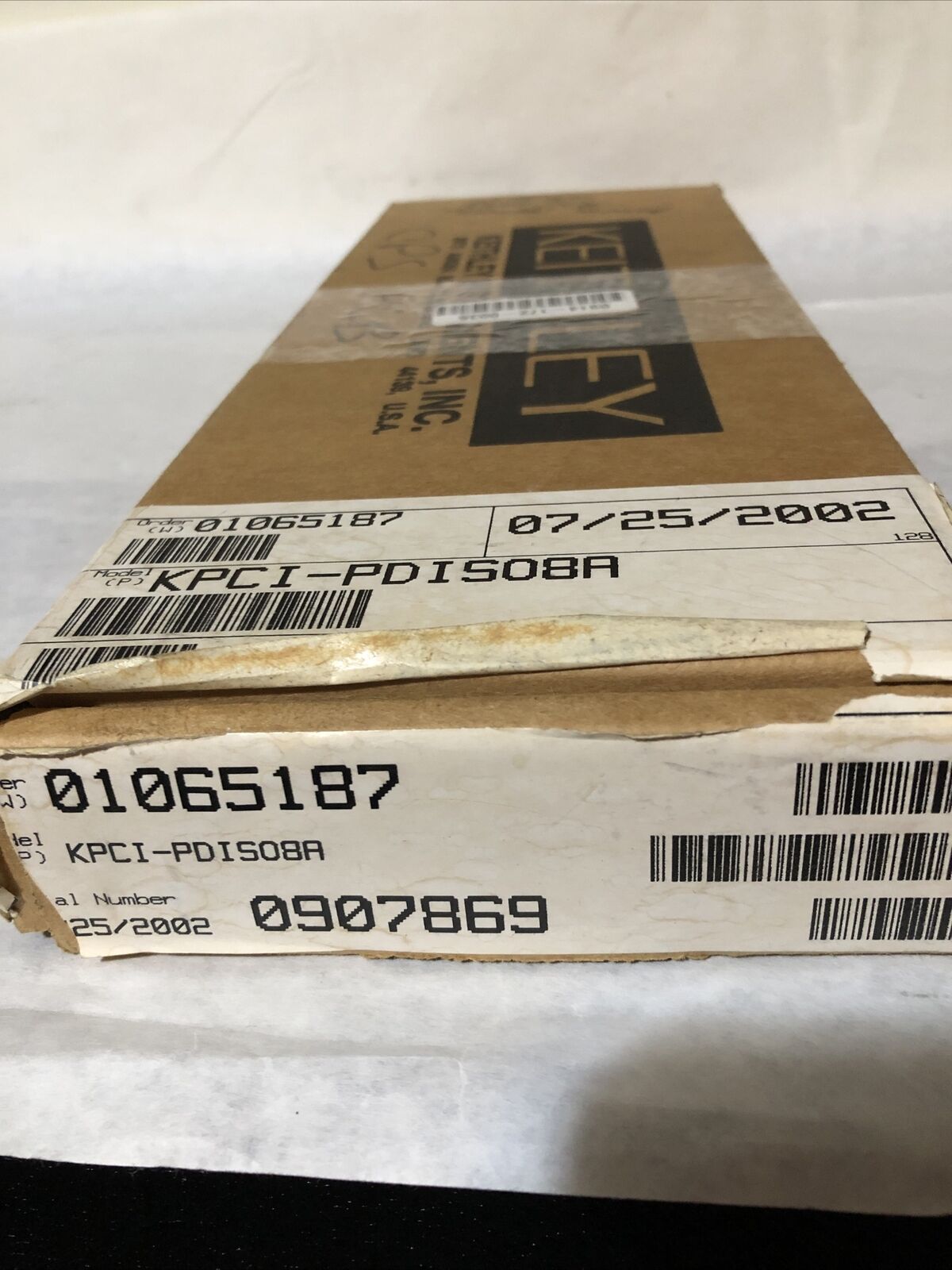 Keithley Kpci-Pdiso8a,Kpci-Pdis08a Rsm 7 & 8 Parallel I/O Card Kpci-Pio32ioa,Bx