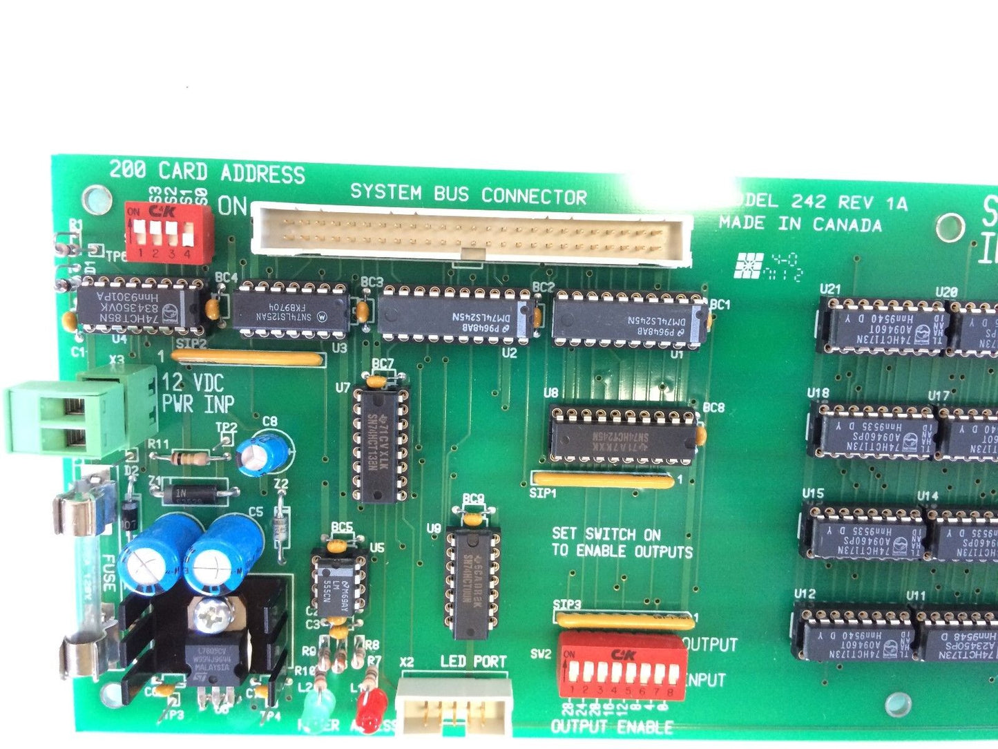 Sciemetric Multiplexer Analog Interface 242 Rev1a Digital I/O Module,Fg