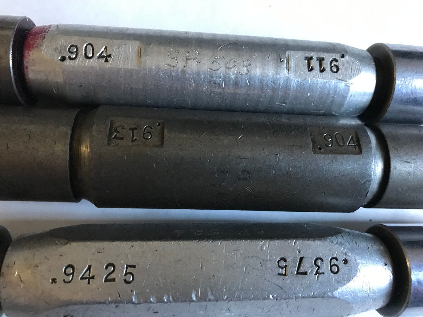 Lot The Pipe Machinery Go No Go Plug Gage .904,.911,904,.913,.9425,.9375,Sa