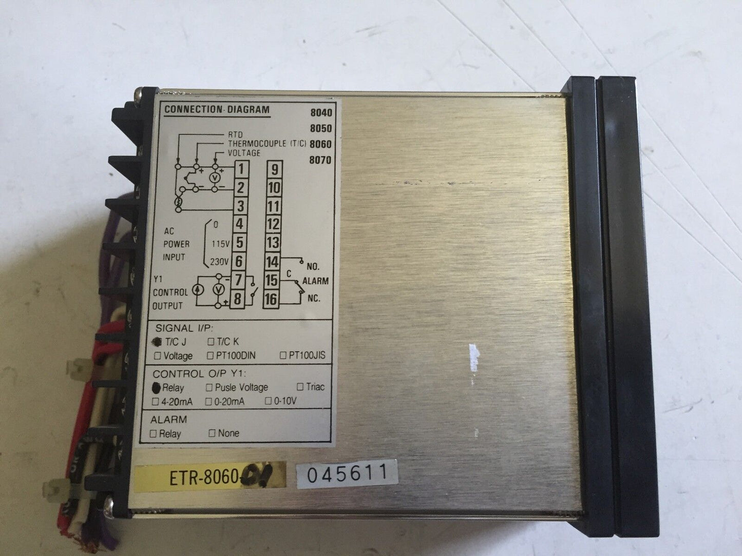 Odgen Etr-8060-1,Odgen Etr-8060 Temperature Controller,Ff