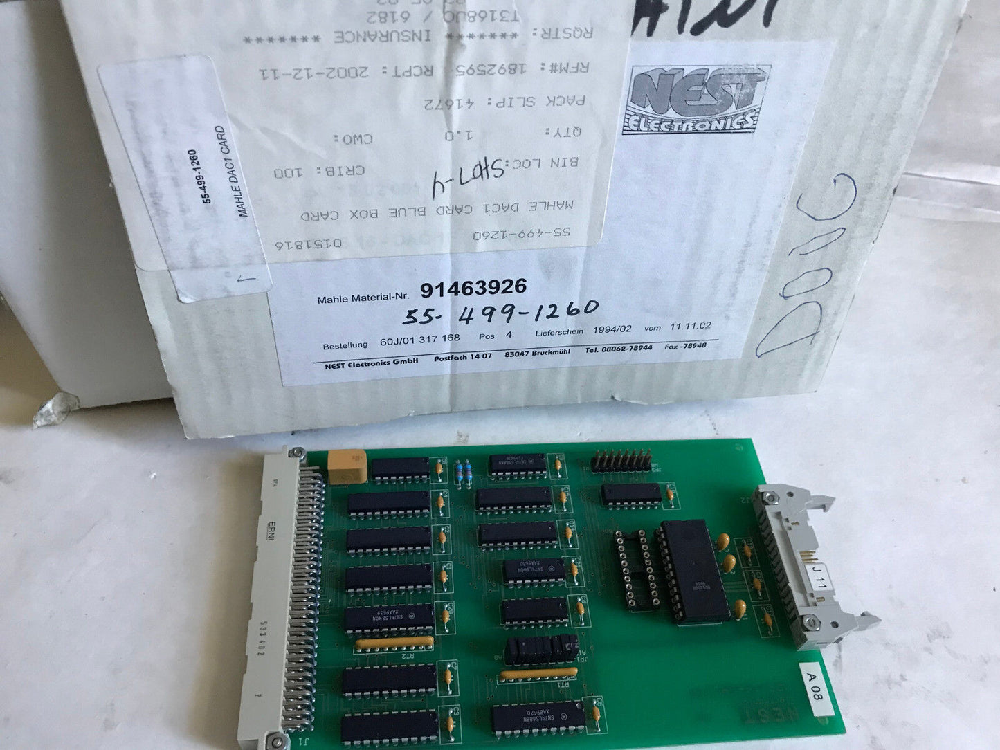 New Mahle Mps 16-Dac 1F, Nest Electronics Pcb Card Mps 16-Dac 1F,Ax