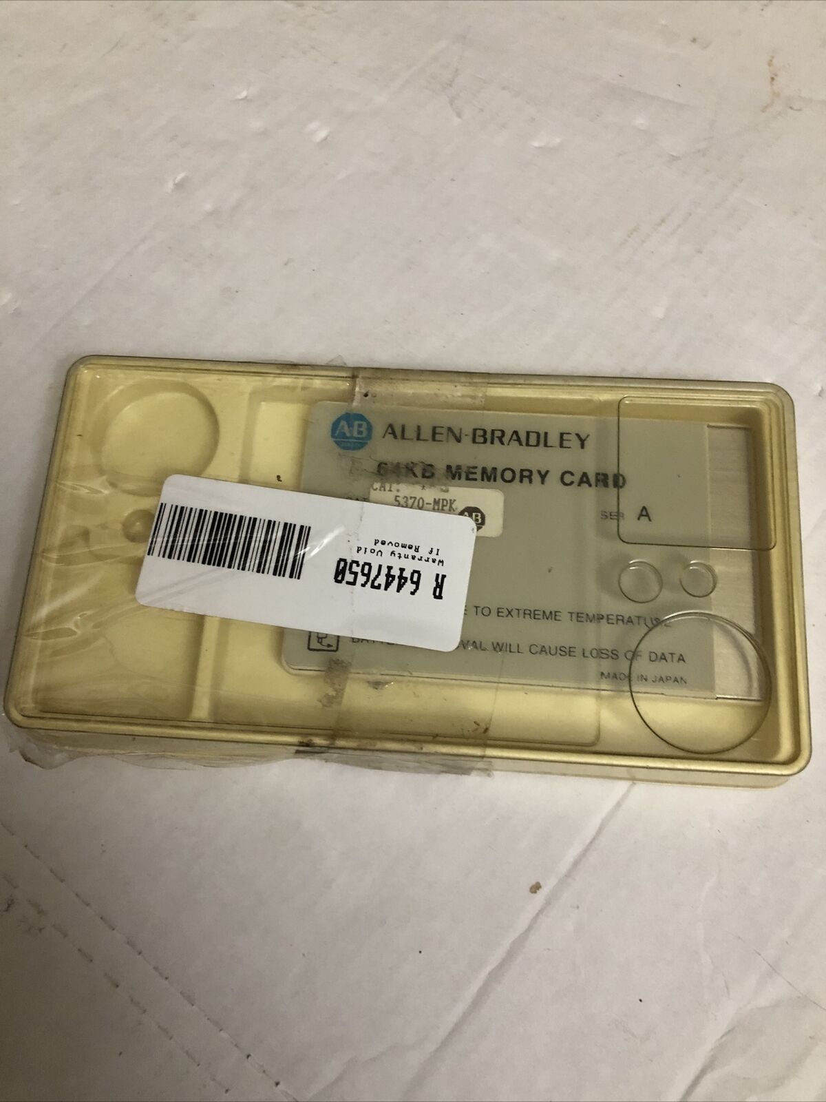 Allen-Bradley 5370-Mpk ,Eprom Card 64Kb Memory Card,Cx
