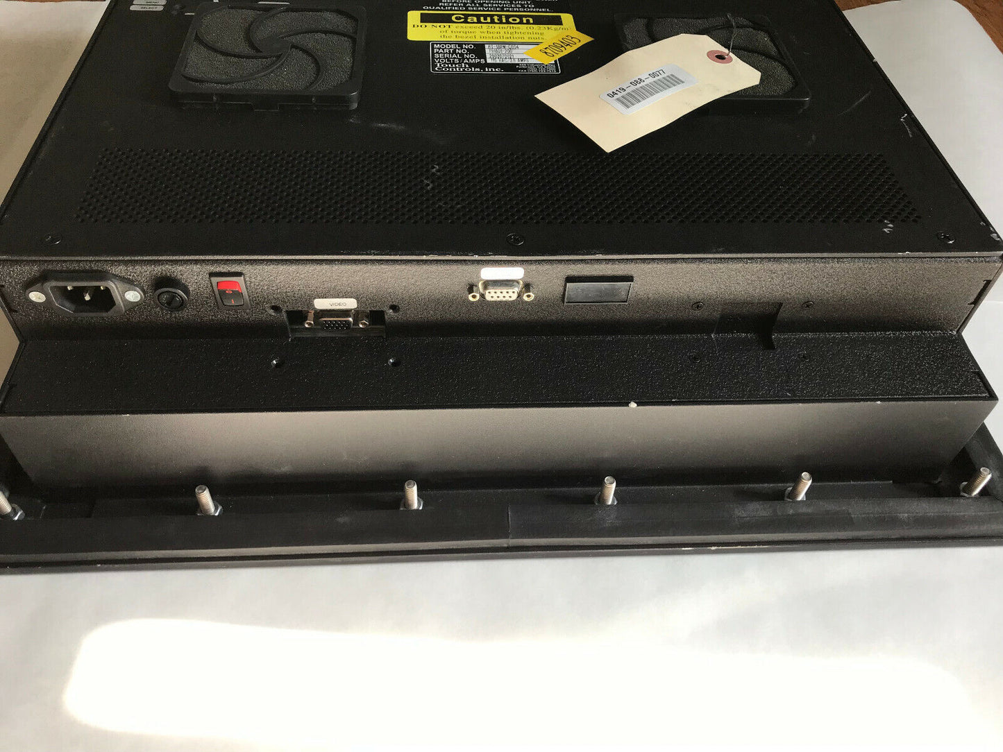 Touch Controls Rt-18Pm-Crs4 Industrial Monitor,791801-200,115 Vac/3.5 Amps,Ab