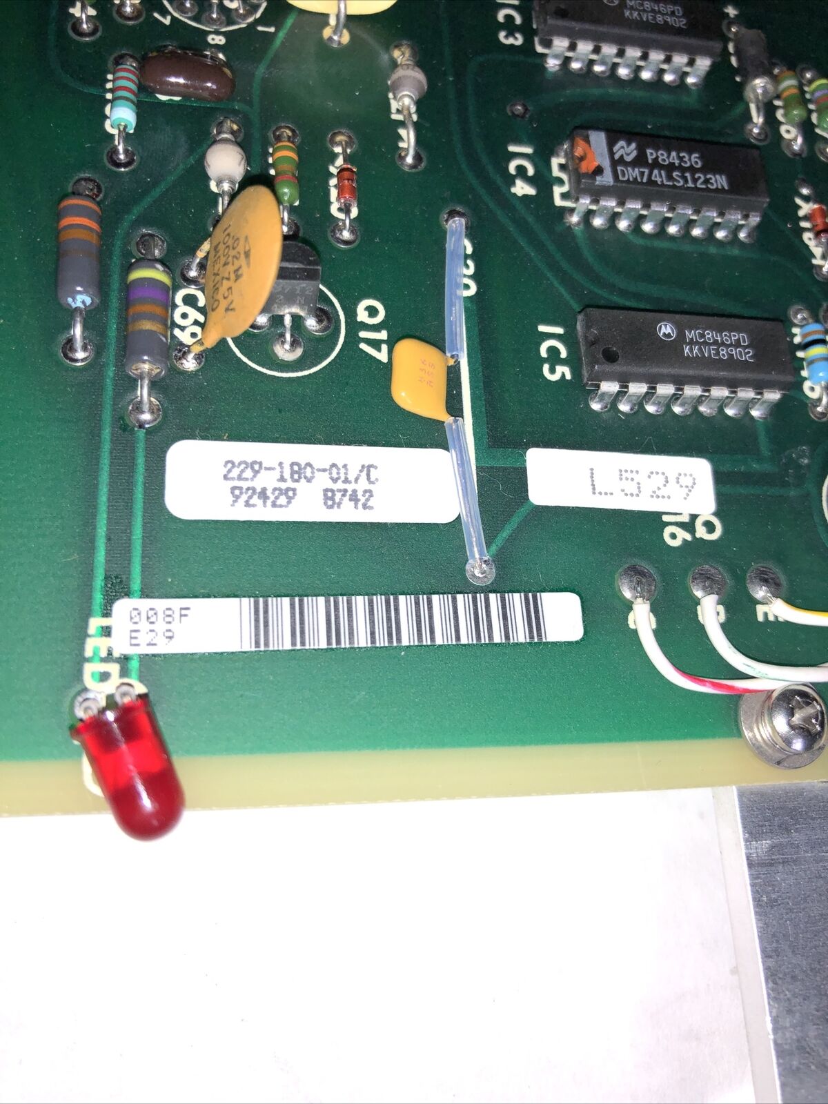 Teradyne Galve Ts180 X & Y Axis Driver Control Board,229-180-01/C 92429 B742 ,Ff