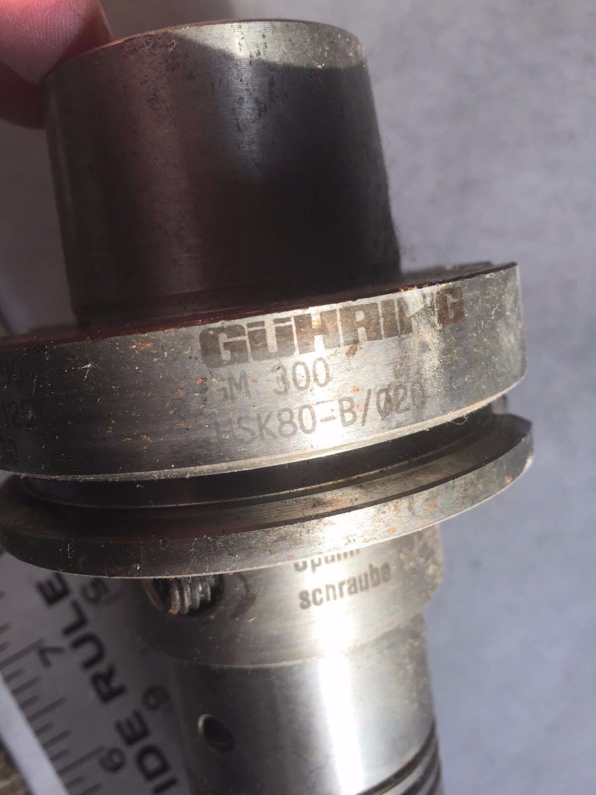 Guhring Hsk80-B/020 Hydraulic Holder Gm300,T20008189,11-Ze-1251,Hsk80b 02O,Al,Tg