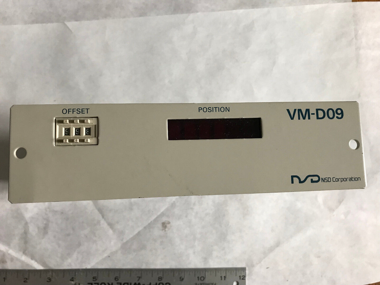 Nsd Vm-D09,Nsd Vm-D09-T1 Position Sensor Control Mre-40Md-128 Cable Max 400Ft
