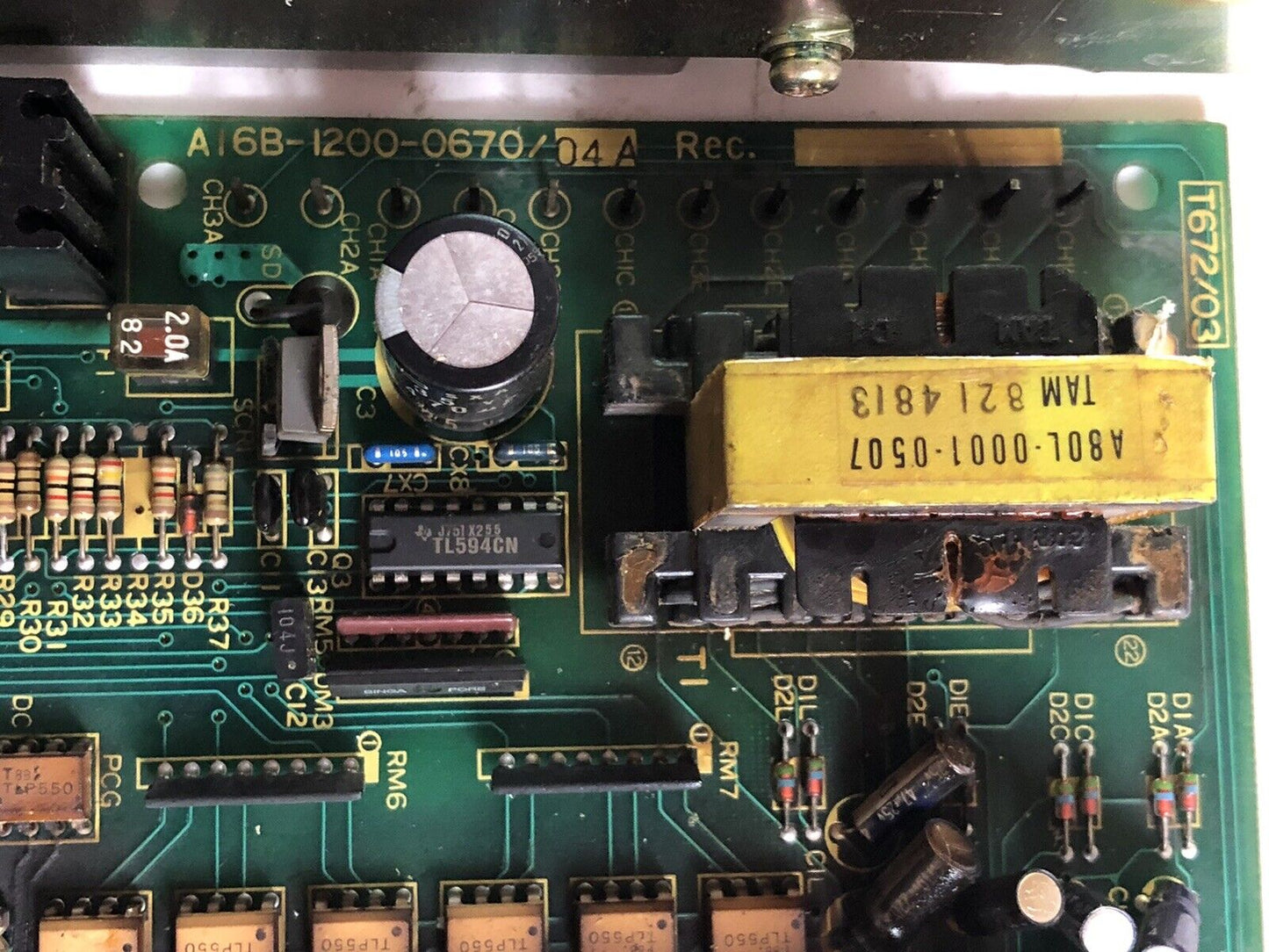 Fanuc A06b-6057-H005,A006b-6057-H005 Servo Amplifier A16b-1200-0670 /04A,Di