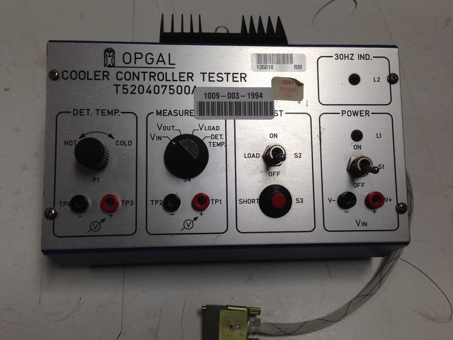Opgal T520407500a Cooler Controller Tester,Db