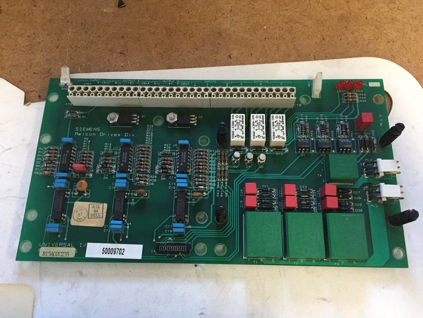 Siemens R15a02c235 Universal I/O Board R70a01-235,Relcon Drive R15ao2c235,Fj
