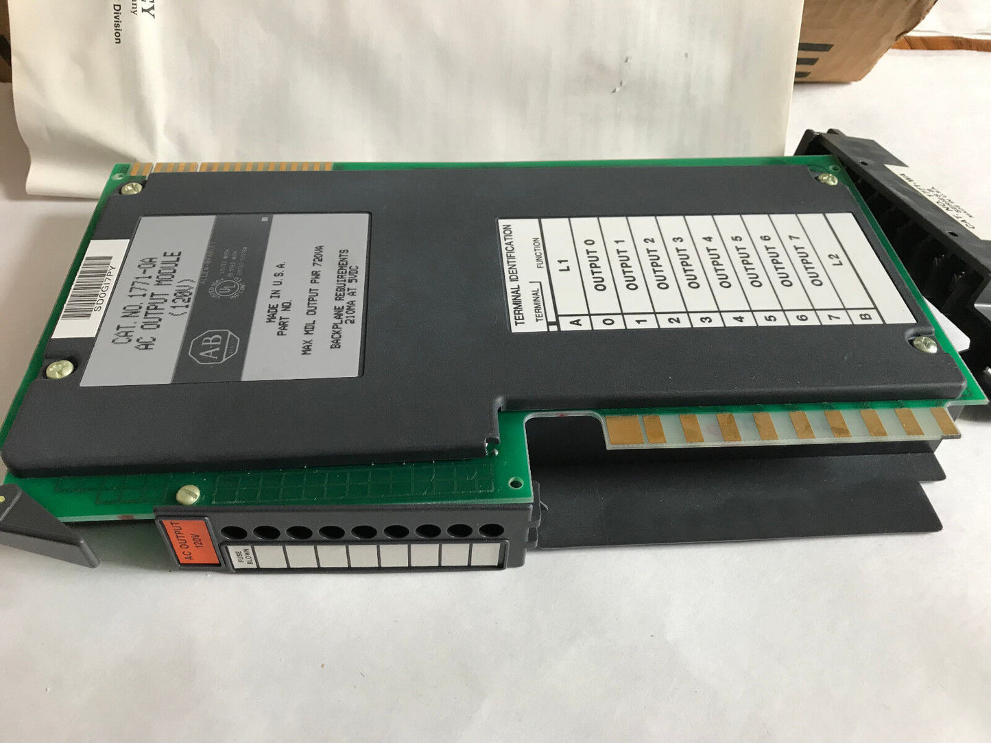 New A-B 1771-Oa,Allen-Bradley 1771-Oa Ac Output Module (120V) 1771-0A,Sh