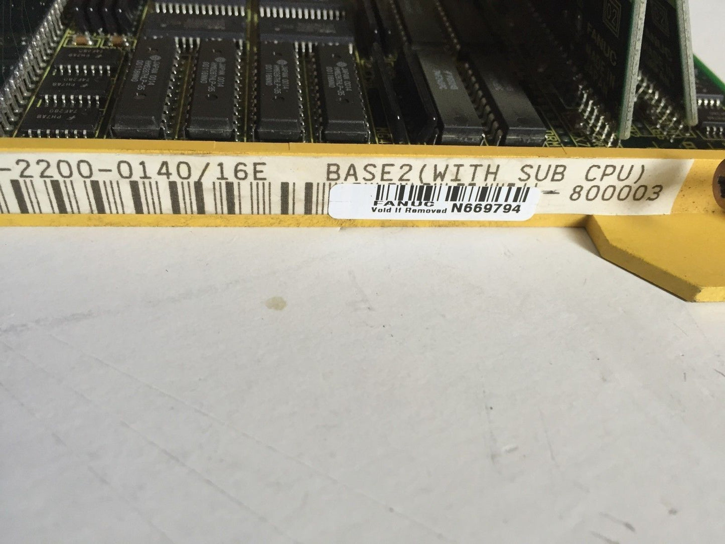 Fanuc A16b-2200-0140/16E Base 2 (Sub Cpu) 800003 Board,A20b-2000-0030/02A,Fk