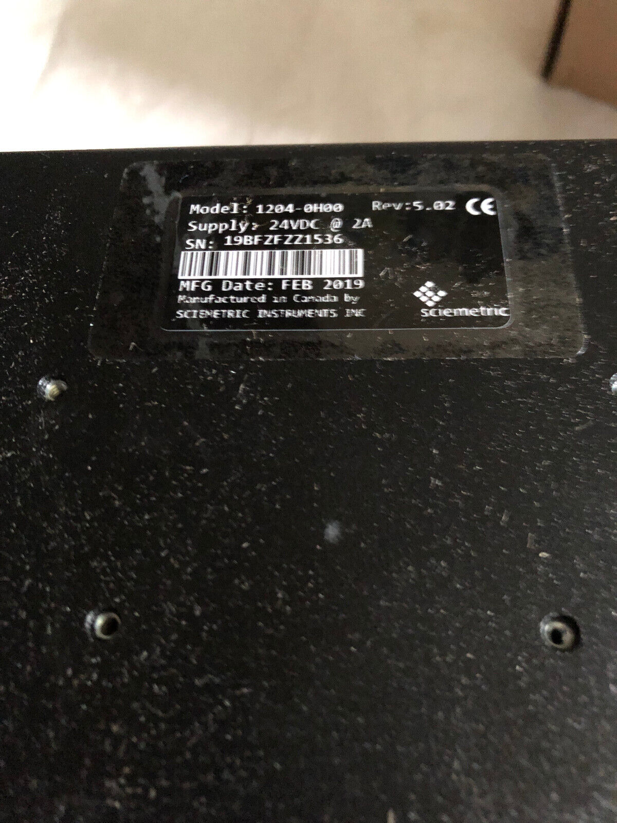 New Sciemetric 1204-0H00 Process Monitor,Sciemetric Sigpod,Sig Pod,1204-Ohoo,Ed
