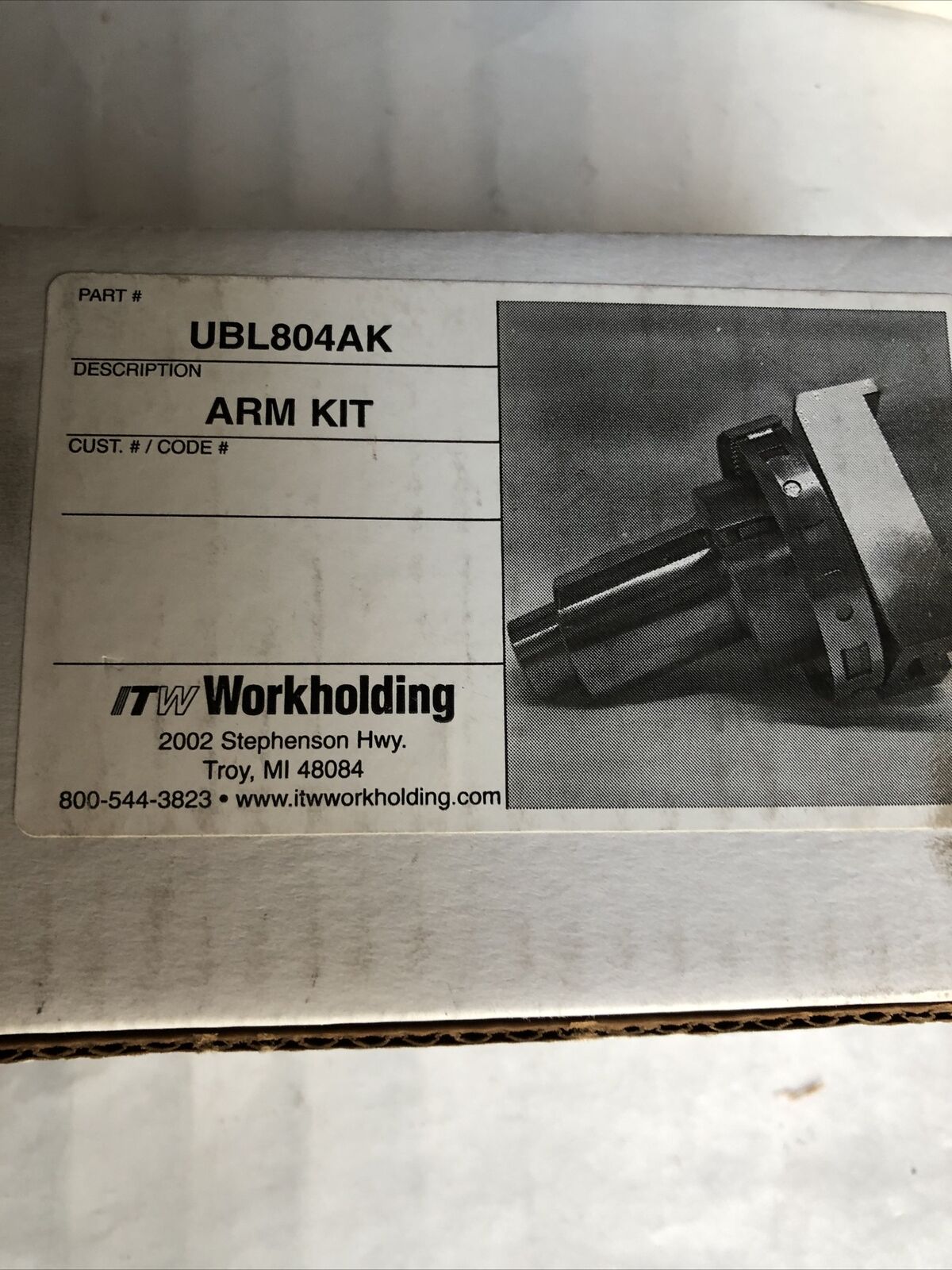 New Itw Workholding Ubl804ak Ubl Ball-Lok Chuck Arm Kit, Ubl-8851-B,Fb